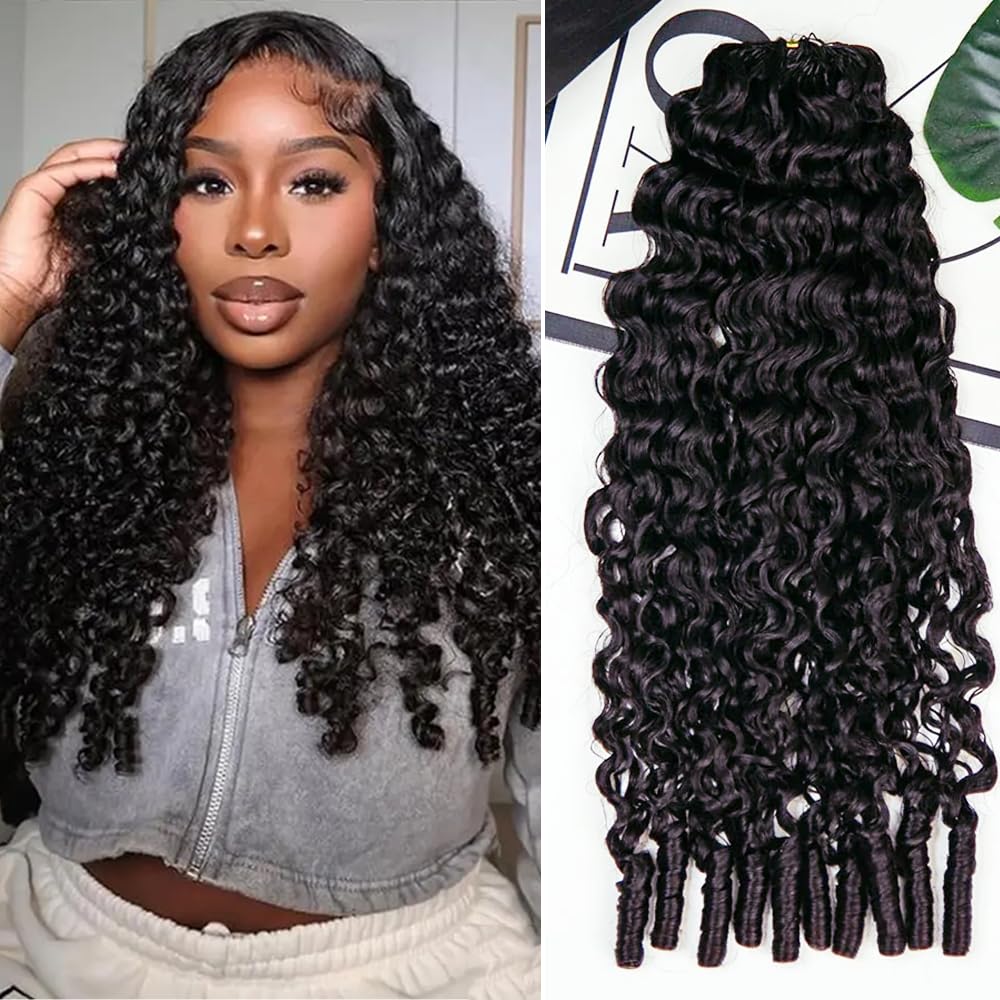 Hair Care Color - Burmese Curly Feather Crochet Human Hair