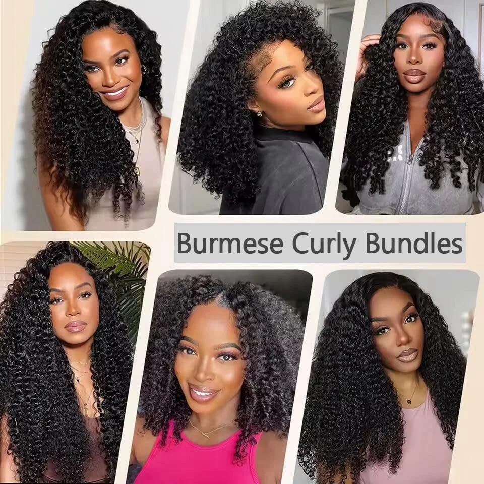 30 36 Inch Burmese Curly Human - Hair Care Indian review and price
