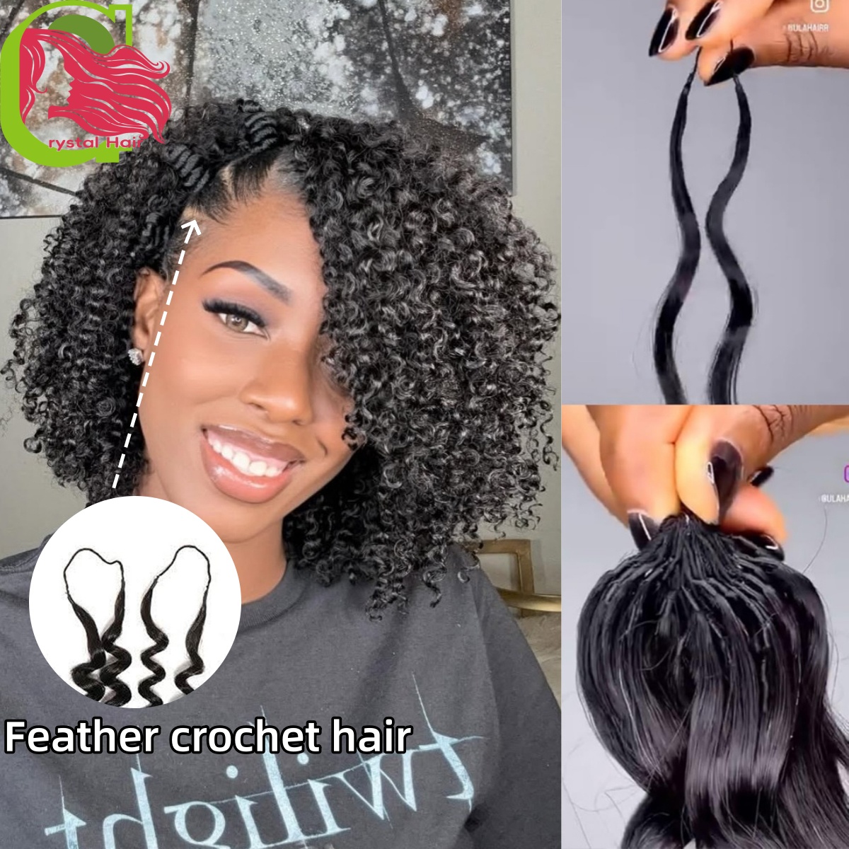 12A Small Spirals Curly Bundle - Hair Care Indian review and price