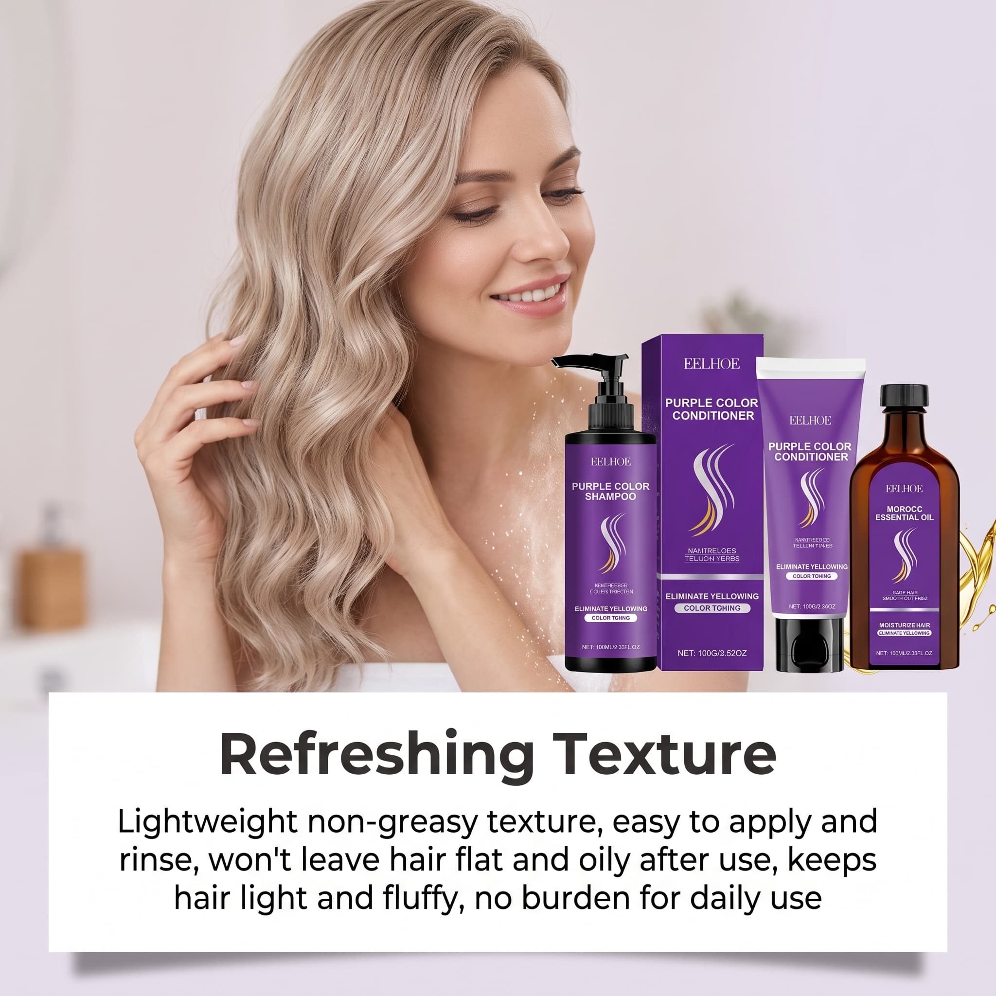 Purple Shampoo Set With Condit - Hair Care Color review and price