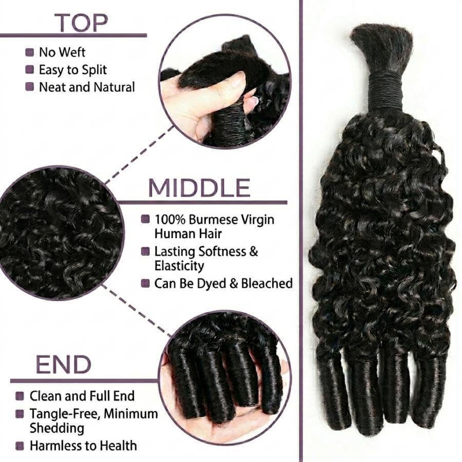 Human Braiding Hair For Boho B - Hair Care Indian review and price