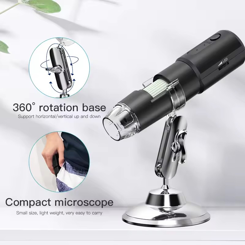 Digital Microscope WiFi Wirele - Hair Porosity Test review and price