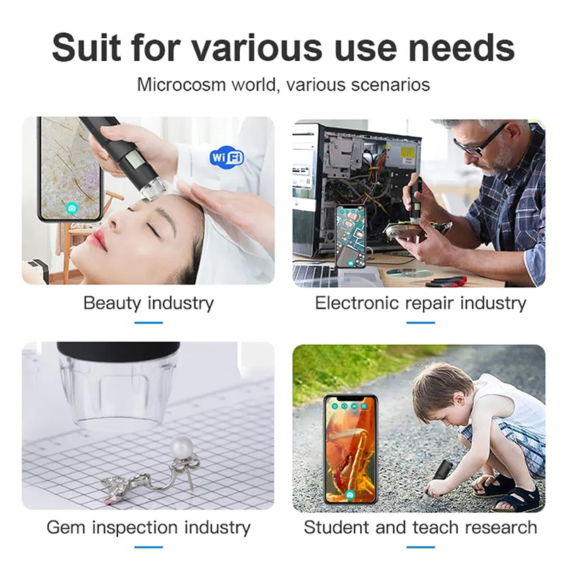 Digital Microscope WiFi Wirele - Hair Porosity Test review and price