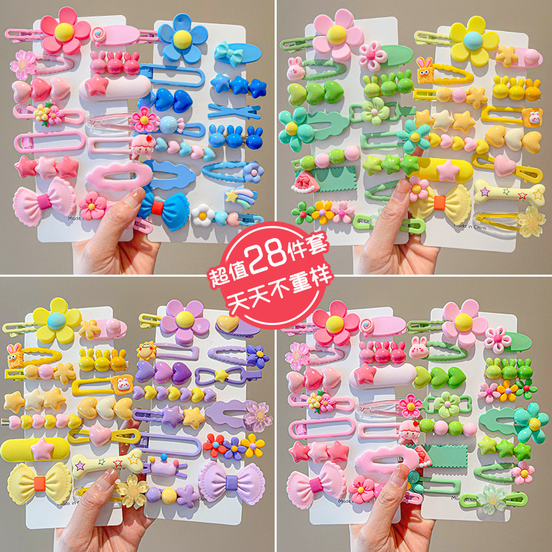 14-8Pcs/Set Candy Color Cartoo - Hair Care Color review and price