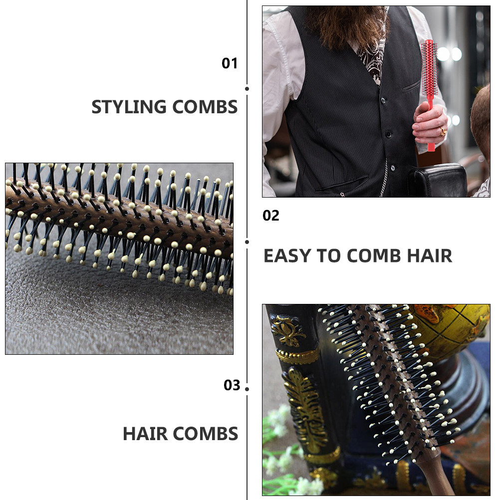 4Pcs Hair Roller Combs Tough H - Hair Care In Salon review and price