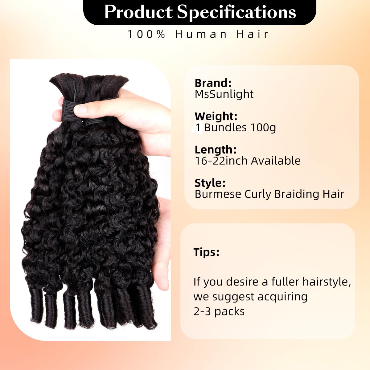 15A Human Braiding Hair for Bo - Hair Care Indian review and price