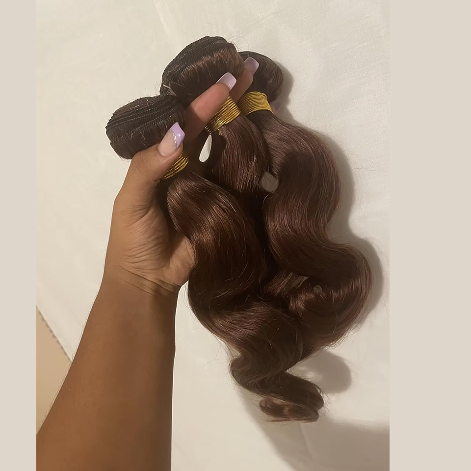 #4  Chocolate Brown Body Wave  - Hair Care Indian review and price
