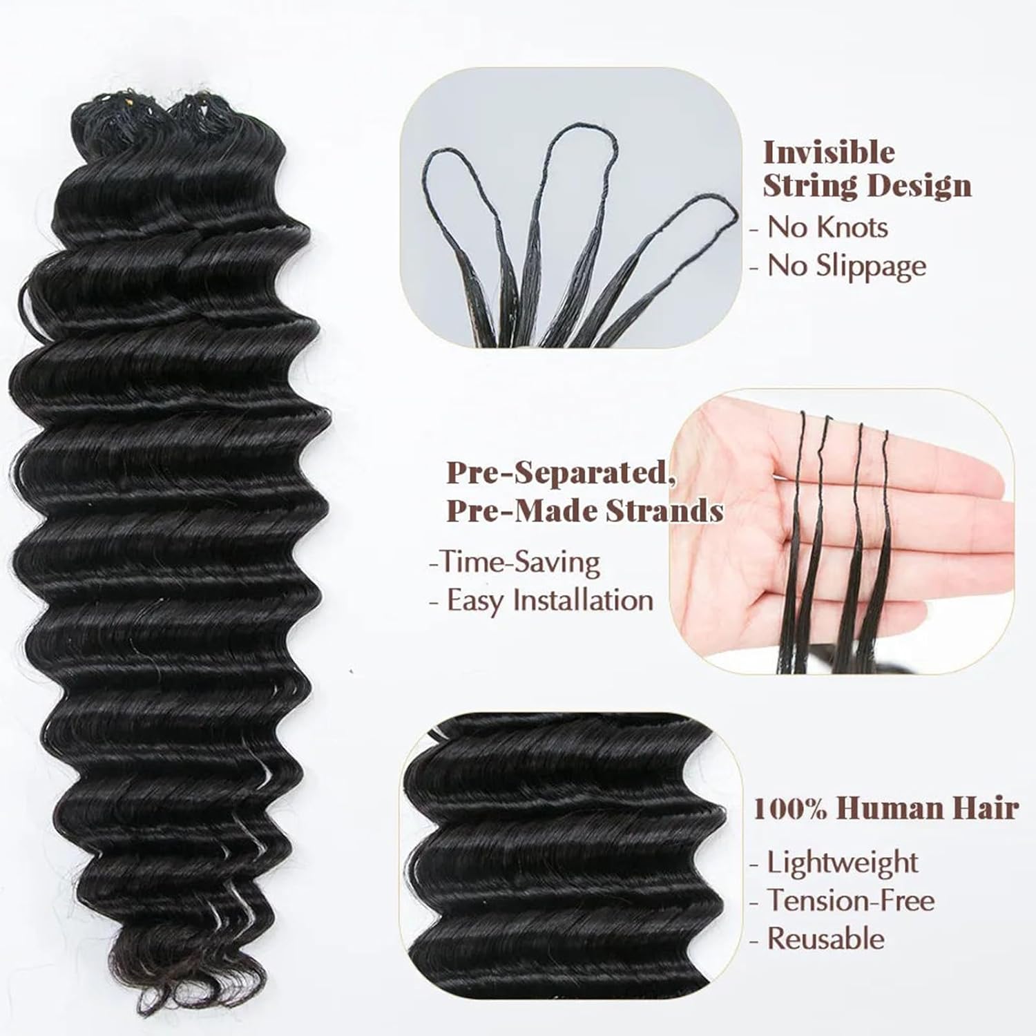 12A Knotless Pre Separated Dee - Hair Care Color review and price