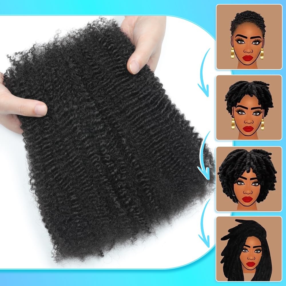 1/3/5pcs Afro Kinky Curly Bulk - Hair Care Color review and price
