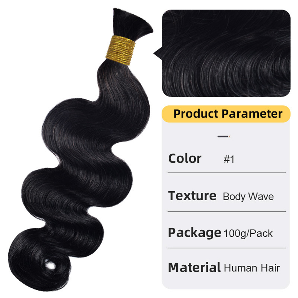 50g Body Wave No Weft Braids H - Hair Care Indian review and price